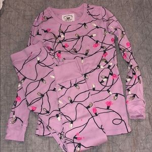 JCrew “glow in the dark” pjs in holiday lights